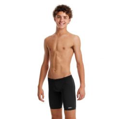 Kąpielówki spodenki na basen chłopięce Funky Trunks Still Black. Czarne kąpielówki dla chłopców FUNKY TRUNKS, bez wzorów. Za 169.99 zł.