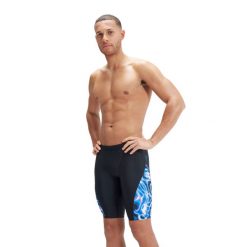 Spodenki kąpielówki męskie Speedo Allover. Czarne kąpielówki męskie Speedo, m, bez wzorów, z lycry, do pływania. Za 370.76 zł.