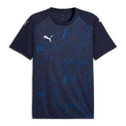 Koszulka Puma Team Final Graphic. Białe koszulki sportowe męskie Puma, l, bez wzorów, z materiału, bez kołnierzyka, bez ramiączek, na fitness i siłownię. Za 193.00 zł.