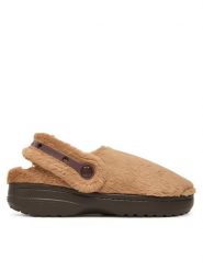 Crocs Kapcie Classic Unfurgettable Clog 211116 Brązowy. Brązowe kapcie damskie Crocs, bez wzorów, z materiału. Za 219.99 zł.