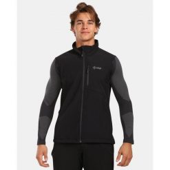 Męska kamizelka softshellowa Kilpi NOIL-M. Czarne kurtki sportowe męskie Kilpi, m, bez wzorów, trekkingowe. Za 215.49 zł.