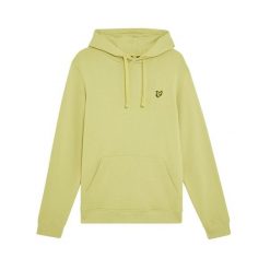 Bluza z kapturem Lyle & Scott. Żółte bluzy męskie LYLE AND SCOTT, l, bez wzorów, z bawełny, z kapturem. Za 334.95 zł.