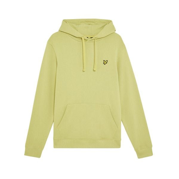 Bluza z kapturem Lyle & Scott. Żółte bluzy męskie LYLE AND SCOTT, l, bez wzorów, z bawełny, z kapturem. Za 334.95 zł.