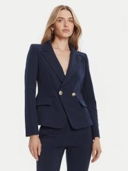 Rinascimento Marynarka CFC0126221003 Granatowy Slim Fit. Niebieskie żakiety damskie Rinascimento, xl, bez wzorów, z syntetyku. Za 579.99 zł.