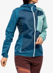 Kurtka wiatrówka damska Ortovox Windbreaker Jacket. Niebieskie kurtki damskie ORTOVOX, xs, bez wzorów, z materiału, bez kaptura. Za 614.89 zł.