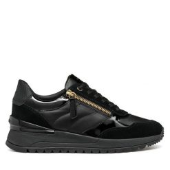 Sneakersy Geox. Żółte trampki i tenisówki chłopięce Geox, bez wzorów, bez zapięcia. Za 269.99 zł.