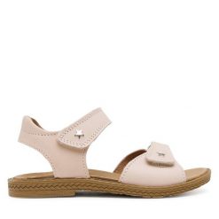 Sandały Primigi. Czerwone sandały dziewczęce Primigi, bez zapięcia. Za 159.99 zł.