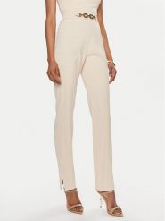 Marciano Guess Spodnie materiałowe 4GGB13 7074A Beżowy Regular Fit. Brązowe spodnie materiałowe damskie Marciano Guess, z aplikacjami, z materiału. Za 949.99 zł.