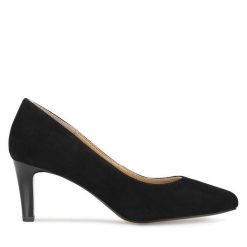 Szpilki Lasocki. Czarne szpilki damskie Lasocki, bez wzorów, bez obcasa, bez zapięcia. Za 219.99 zł.