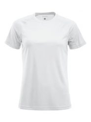 Clique Premium Active-T Women Funkcjonalna koszulka o wysokiej oddychalności. Białe koszulki sportowe damskie CLIQUE, xl, bez wzorów, bez kołnierzyka, bez ramiączek, na fitness i siłownię. Za 126.84 zł.