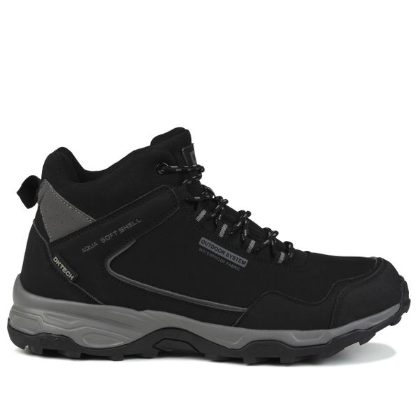 Buty męskie sportowe zimowe DK SAURON. Czarne trekkingi męskie DK, na zimę, przed kolano, outdoorowe. Za 144.00 zł.