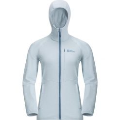 Bluza polarowa damska Jack Wolfskin Kolbenberg Hooded Fz. Niebieskie bluzy damskie Jack Wolfskin, bez wzorów, z polaru, bez kaptura. Za 339.99 zł.