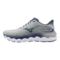 Buty do biegania Mizuno Wave Horizon 8. Niebieskie buty sportowe męskie Mizuno, z materiału, bez zapięcia, do biegania, mizuno wave. Za 813.85 zł.