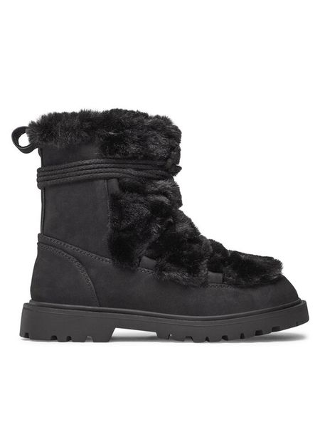 DeeZee Kozaki CS5821-03 Czarny. Czarne buty zimowe dziewczęce DeeZee, bez wzorów, ze skóry, bez zapięcia. Za 159.99 zł.