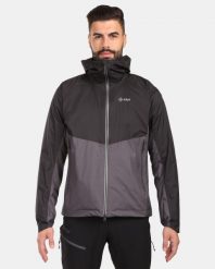 Męska kurtka typu hardshell Kilpi HURRICANE-M. Czarne kurtki męskie Kilpi, na zimę, l, bez wzorów, z hardshellu, klasyczne, z kapturem. Za 731.89 zł.