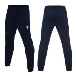 Spodnie dresowe do treningu Macron jotnar. Niebieskie spodnie sportowe męskie Macron, xl, bez wzorów, z dresówki, na fitness i siłownię. Za 144.00 zł.