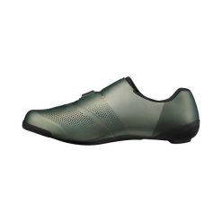 Buty Shimano SH-RC703. Zielone eleganckie półbuty Shimano, ze skóry, eleganckie, bez zapięcia. Za 980.50 zł.
