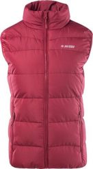 Hitec Damska Kamizelka Pikowana Lady Sanis rumba red rozmiar XL. Czerwone kurtki damskie HITEC, xl, bez wzorów, bez kaptura. Za 222.56 zł.