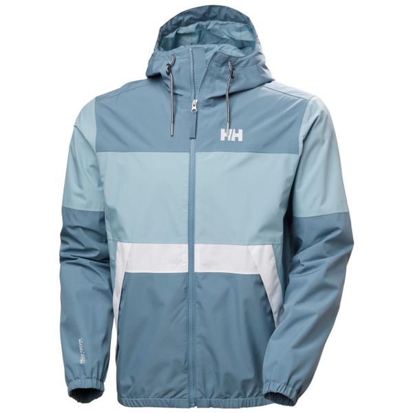 Kurtka wodoodporna Helly Hansen Koster. Niebieskie kurtki męskie Helly Hansen, l, bez wzorów, z poliamidu, bez kaptura. Za 537.00 zł.