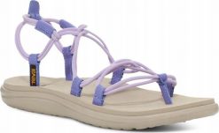 Teva Sandały Voya Infinity fioletowe r. 40. Fioletowe sandały damskie Teva, bez wzorów, bez obcasa, bez zapięcia. Za 175.30 zł.