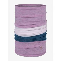Chusta wielofunkcyjna Buff Merino Move - solid camelia. Fioletowe szaliki i chusty damskie Buff, bez wzorów. Za 149.90 zł.