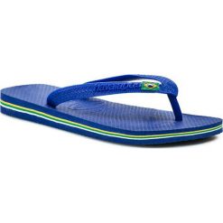 Japonki HAVAIANAS - Brasil 40000322711 Marine Blue. Niebieskie klapki męskie Havaianas, z materiału. Za 79.00 zł.