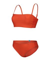 Strój kąpielowy damski dwuczęściowy bikini na basen plażę Arena Stripes. Brązowe bikini damskie Arena, s, bez wzorów. Za 171.98 zł.