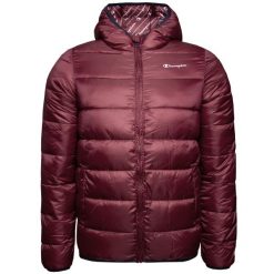 Kurtka uniwersalna dziewczęca Champion Hooded Jacket. Czerwone kurtki i płaszcze dla dziewczynek Champion, na zimę, bez wzorów, z materiału, długie, z kapturem. Za 137.19 zł.
