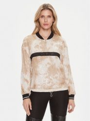 Liu Jo Bluza TA4018 J4623 Beżowy Regular Fit. Brązowe bluzy damskie Liu Jo, xs, bez wzorów, z syntetyku, bez kaptura. Za 419.99 zł.