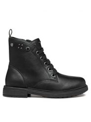 Geox Kozaki Jr Eclair J169QI 0003W C9999 M Czarny. Czarne buty zimowe dziewczęce Geox, bez wzorów, ze skóry, bez zapięcia. Za 319.99 zł.