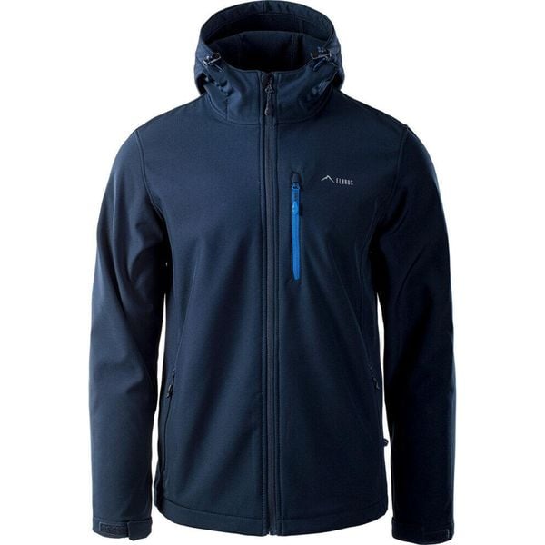Kurtka zimowa męska softshell Elbrus Ifar II. Niebieskie kurtki męskie ELBRUS, na zimę, m, bez wzorów, z softshellu, bez kaptura. W wyprzedaży za 315.95 zł.
