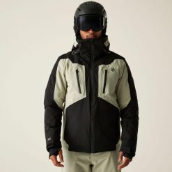 Kurtka narciarska męska z membraną Assimilate Dare 2b. Brązowe kurtki sportowe męskie Dare 2b, na zimę, m, bez wzorów, z tkaniny, narciarskie. W wyprzedaży za 899.99 zł.