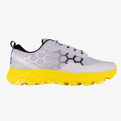 Buty do chodzenia męskie Salming Recoil Trail Warrior. Fioletowe buty sportowe męskie SALMING, z materiału, bez zapięcia, trekkingowe. Za 760.15 zł.