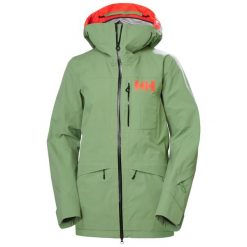 Damska kurtka narciarska Helly Hansen Aurora Infinity Shell. Zielone kurtki damskie Helly Hansen, na zimę, l, bez wzorów, bez kaptura, narciarskie. W wyprzedaży za 2,688.50 zł.