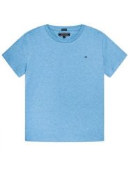 Tommy Hilfiger T-Shirt Basic Cn Knit S KB0KB04140 D Błękitny Regular Fit. Niebieskie t-shirty dla chłopców Tommy Hilfiger, bez wzorów, z bawełny, bez ramiączek. Za 69.99 zł.