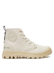 Palladium Trapery Pampa Hi Re Vegan Lth 74378-116-M Biały. Białe śniegowce i trapery męskie Palladium, ze skóry, bez zapięcia. Za 389.99 zł.
