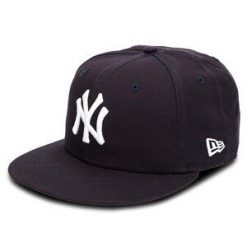 Czapka z daszkiem New Era. Niebieskie czapki i kapelusze damskie New Era, bez wzorów. Za 129.99 zł.