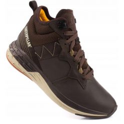 Męskie buty sportowe wysokie Caterpillar Cityrogue Mid P110522. Brązowe buty sportowe męskie Caterpillar, trekkingowe. Za 329.00 zł.