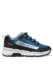 Geox Sneakersy J Flexyper Plus J55LCA 0FU50 C4024 S Niebieski. Niebieskie buty sportowe chłopięce Geox, bez wzorów, z materiału, bez zapięcia. Za 239.99 zł.