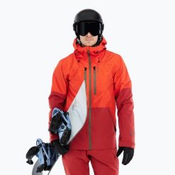 Kurtka snowboardowa męska Protest Prtbakie. Brązowe kurtki snowboardowe męskie Protest, m, bez wzorów, bez kaptura, narciarskie. W wyprzedaży za 932.70 zł.