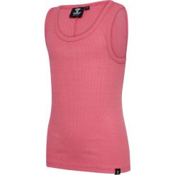 Dziewczęcy tank top Hummel Irita. Czerwone t-shirty i topy dla dziewczynek Hummel, bez wzorów, bez ramiączek. Za 121.50 zł.