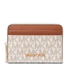 Portfel MICHAEL Michael Kors. Brązowe portfele damskie MICHAEL Michael Kors, bez wzorów. Za 359.99 zł.