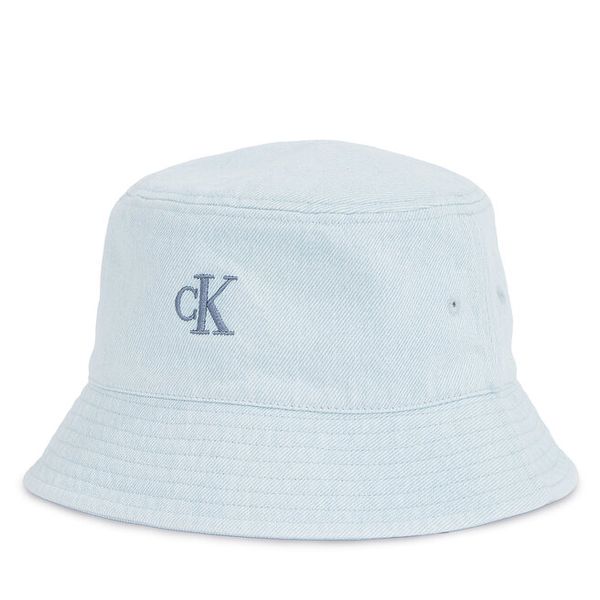 Kapelusz Calvin Klein. Niebieskie czapki i kapelusze damskie Calvin Klein, bez wzorów, z denimu. Za 151.99 zł.