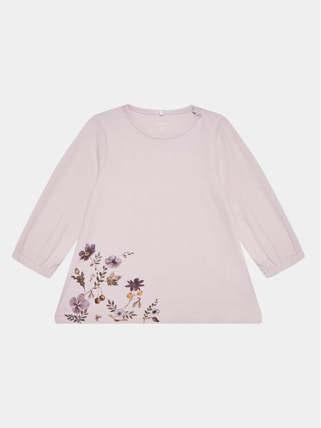 NAME IT Tunika 13219438 Różowy Regular Fit. Czerwone bluzki dla dziewczynek Name it, bez wzorów, z bawełny, bez ramiączek. Za 49.99 zł.