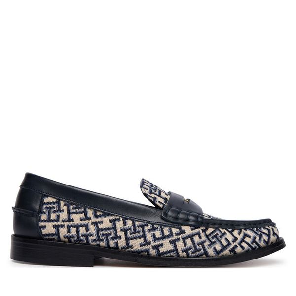 Loafersy Tommy Hilfiger. Niebieskie mokasyny damskie Tommy Hilfiger. Za 610.99 zł.