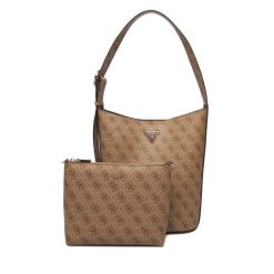 Torebka Guess. Brązowe torebki do ręki damskie Guess, z aplikacjami, klasyczne, bez dodatków. Za 679.99 zł.