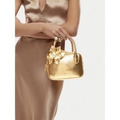 Torebka GINO ROSSI. Żółte torebki do ręki damskie Gino Rossi, bez wzorów, klasyczne, bez dodatków. Za 279.99 zł.