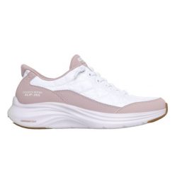 Sneakersy damskie Skechers Slip-ins Cozy Fit. Białe obuwie sportowe damskie Skechers, bez wzorów. Za 399.99 zł.