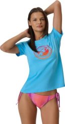 4f Koszulka damska 4F F2718 niebieska 4FWSS26TTSHF2718 33S XL. Niebieskie t-shirty damskie 4f, s, bez wzorów, bez kołnierzyka. Za 64.78 zł.