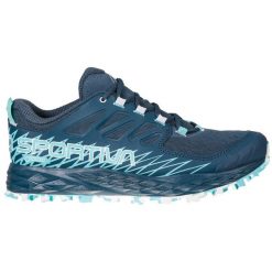 Buty trailowe damskie La Sportiva Lycan GTX. Niebieskie obuwie sportowe damskie La Sportiva, bez wzorów. Za 639.99 zł.